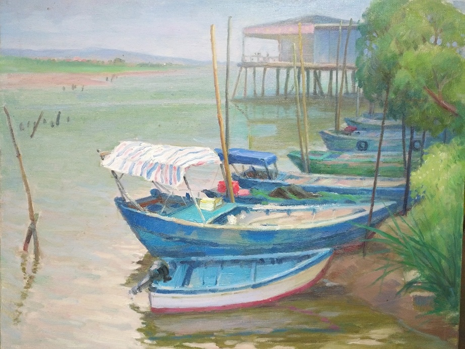 曾祥君《渔船系列》展览主题:闽南风情文化展主办单位:曾厝垵文化创意